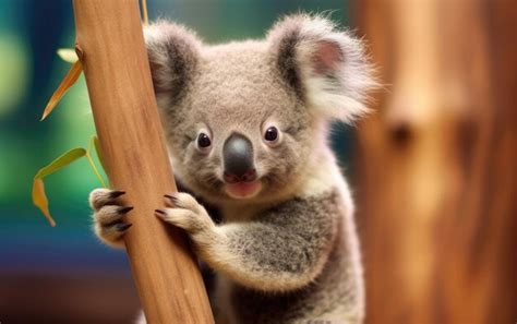 Premium Photo | Koala Endearing Tree Hug