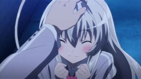 Anime Head Rub GIF - Anime HeadRub Cute - Discover & Share GIFs