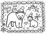 Christmas Coloring Cards 3  Coloringkidsorg sketch template