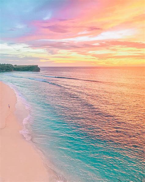 8 Best Instagram Spots in and Around Bali, beach sunset rainbow HD phone wallpaper | Pxfuel