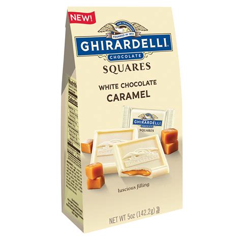 Ghirardelli Square White Chocolate Caramel 5 Oz Pouch | Nassau Candy