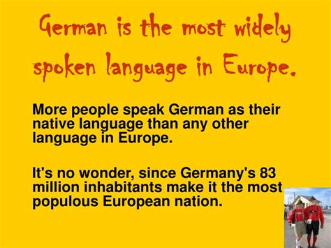 PPT - THE GERMAN LANGUAGE Facts compiled from vistawide PowerPoint ...