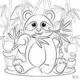 Get This Panda Coloring Pages For Kids sketch template