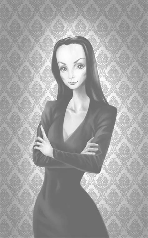 Morticia Addams fan art by MauroPeroni on DeviantArt