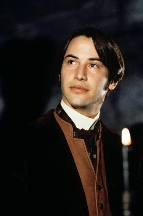 Keanu Reeves playing as jonathan harker in the movie bram stoker's ...