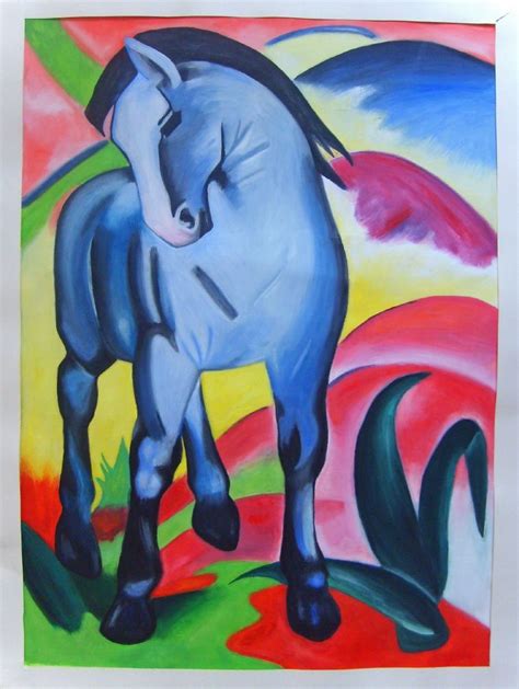 Blue Horse - Franz Marc by elilith666 on deviantART | Franz marc ...
