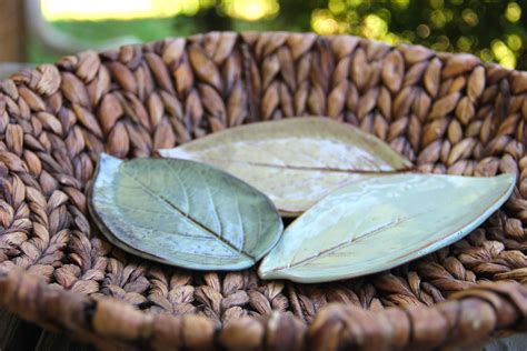 Leaf Ceramic Soap Dish, handmade pottery, leaf imprint, custom pottery, pottery soap dish, spoon ...