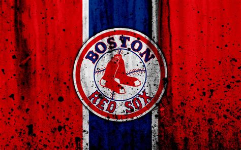 Download Logo Baseball MLB Boston Red Sox Sports 4k Ultra HD Wallpaper