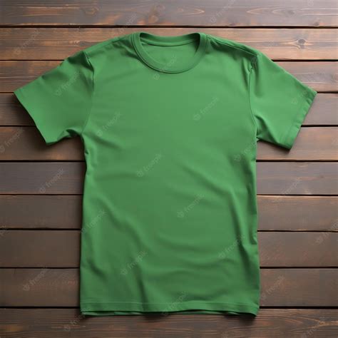 Premium Photo | Green tshirt mockup for print on demand