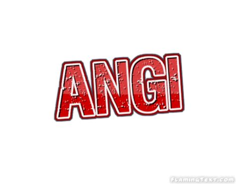 Angi Logo | Free Name Design Tool from Flaming Text