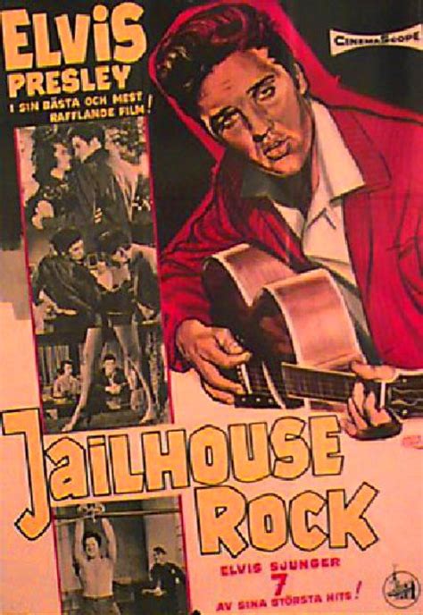 Jailhouse Rock Original R1966 Swedish B1 Movie Poster - Posteritati ...