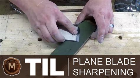 Step by Step Plane Blade Sharpening - YouTube