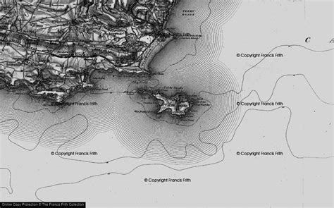 Old Maps of Caldey Island, Dyfed - Francis Frith