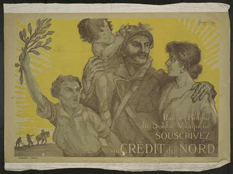 Pour Le Retour Du Soldat Vainqueur Souscrivez Au Credit Du Nord | National Museum of American ...