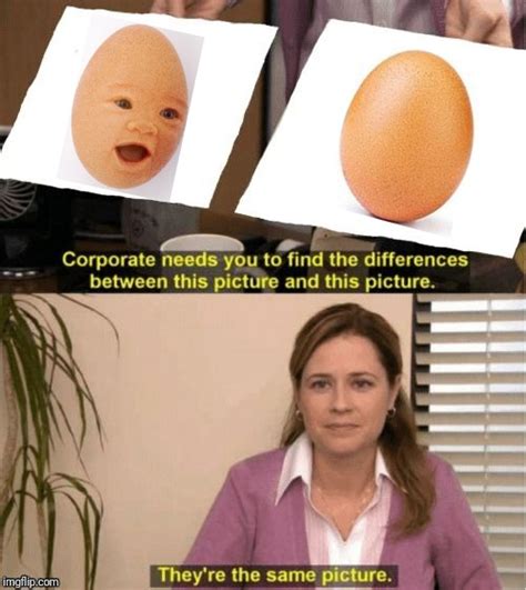 The Baby egg and the Instagram egg - Imgflip