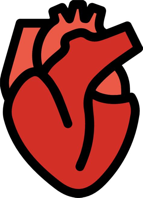 "anatomical heart" Emoji - Download for free – Iconduck