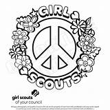 Daisy Girl Scout Coloring Pages At GetColoringscom  Free Printable sketch template