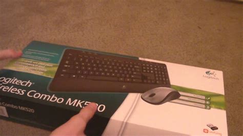 ImNotMattV's Unboxing Of... Logitech MK520 WIreless Keyboard And Mouse Combo - YouTube