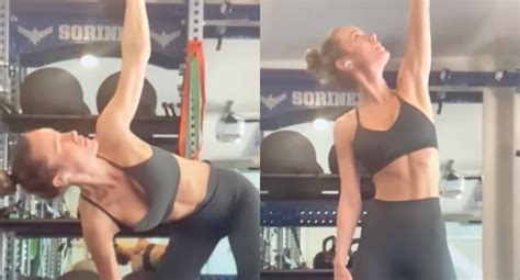 Brie Larson shows off 'crazy abs' in new workout video: 'What a buff Queen'