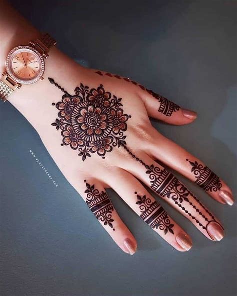 11+ Simple Henna Designs New Simple Dan Unik