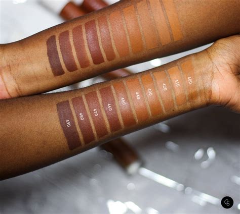 FENTY BEAUTY PRO FILT'R FOUNDATION FINDER — Cocoa Swatches