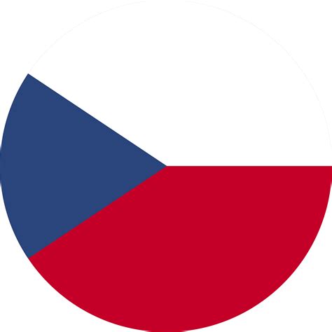 Circle flag of Czech. 11571516 PNG