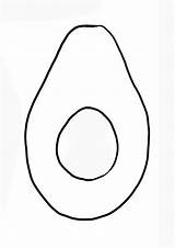 Coloring Pages  Free Printable Avocado Coloring For Kids sketch template