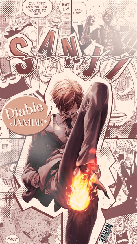 Vinsmoke Sanji - Diable Jambe! in 2021 | One piece wallpaper iphone, Anime wallpaper, Manga ...