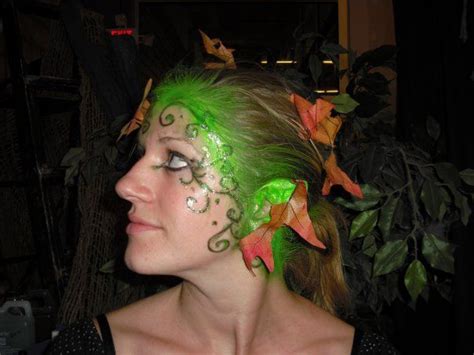 Facepainted Wood Nymph | Fairy crafts, Carnival face paint, Wood nymphs