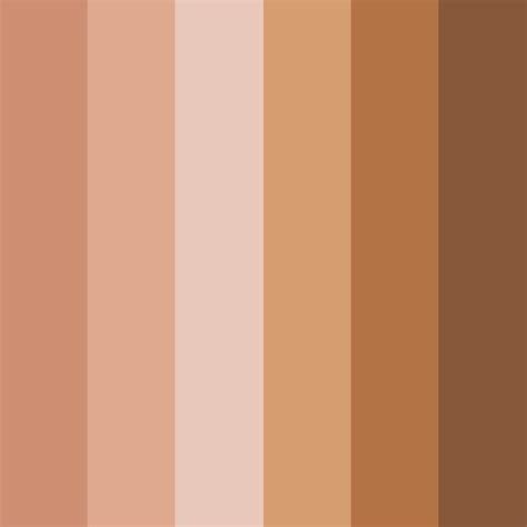Skin Improvement Tones Color Palette. #colorpalettes #colorschemes # ...