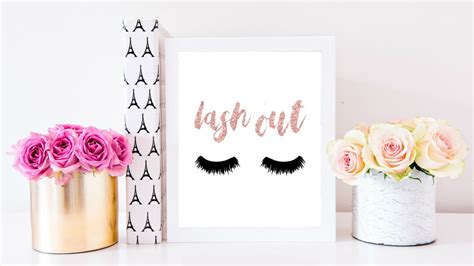 Lash Out 8x10 Funny Eyelashes Print Makeup Art Print Lashes | Etsy