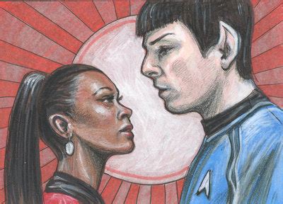 Star Trek PSC - Lovebirds - Spock & Uhura Fan Art (27065728) - Fanpop