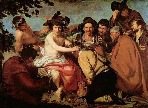 Großbild: Diego Velázquez: Die Trinker (Der Triumph des Bacchus)