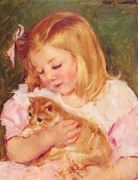 Sara holding a cat, Mary Cassatt | Arte con gatos, Pinturas ...