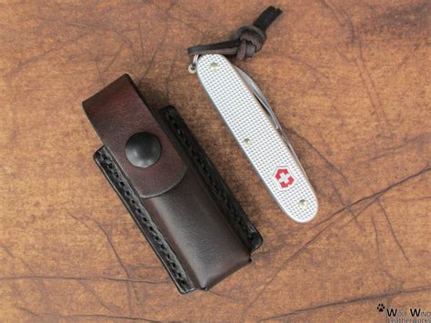 EDC Belt Knife Pouch for Victorinox Pioneer | Etsy Belt Key Holder, Belt Key Chain, Belt Hook ...