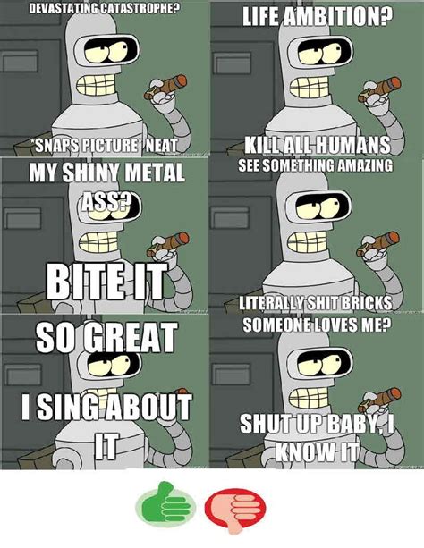 Futurama Memes! Part 1 Bender | Futurama, Funny minion memes, Futurama ...