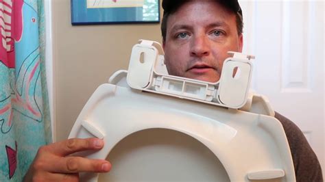 Installing New American Standard Toilet Seat - YouTube