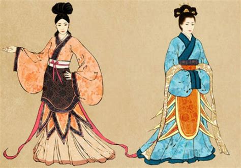 Chinese Traditional Dress-Wei and Jin Dynasties - Qipao Style