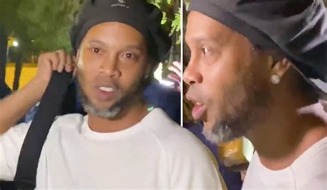 Watch: Brazil legend Ronaldinho released from prison after 32 day stint ...