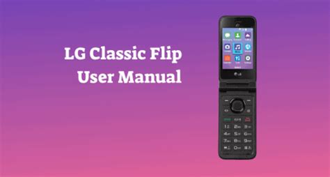 LG Classic Flip (L125DL) User Manual - PhoneCurious