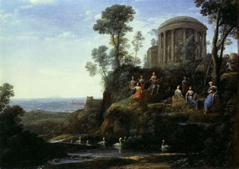 Claude Lorrain. Apollo and Muses on Mount Helicon. 1680. | Apollo and ...