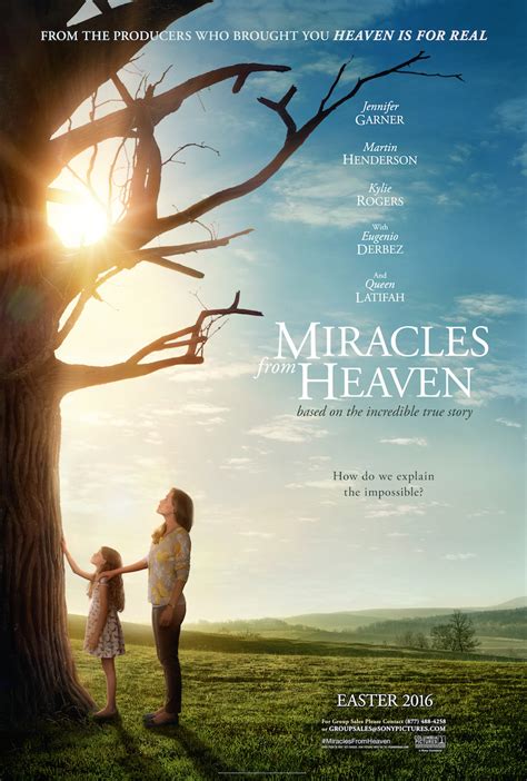 MOVIE TRAILER: ‘Miracles From Heaven’ In Theaters March 18, 2016 ...