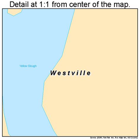 Westville Florida Street Map 1276975