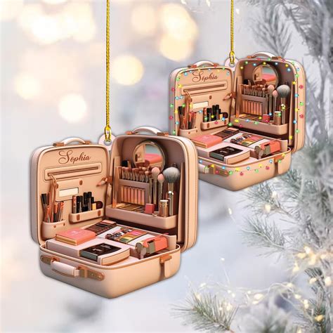 Amazon.com: Suseaz Personalized Makeup Tools Christmas Ornament 2023 ...