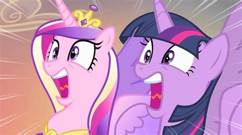 Princess Cadaence & Twilight Sparkle (screaming in shock) - YouTube