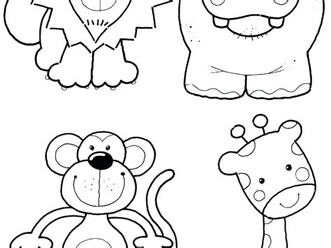 Baby Zoo Animal Coloring Pages at GetColorings.com | Free printable ...