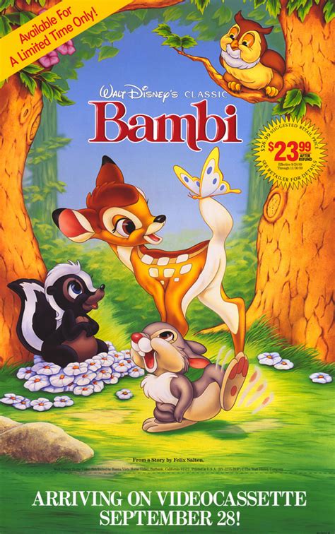 All Posters for Bambi at Movie Poster Shop