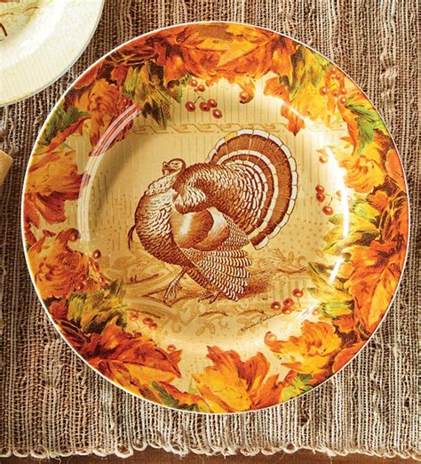 Ceramic Thanksgiving Dinner Plate | Wind and Weather