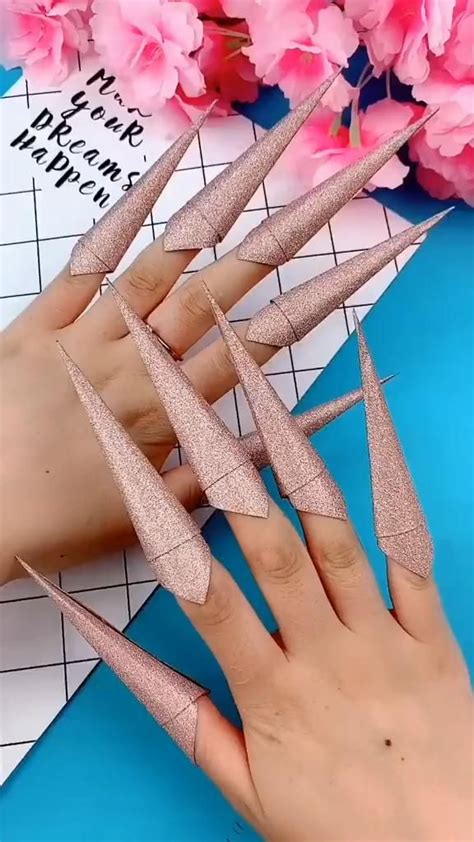 giant nail made of paper [Video] | Paper crafts, Diy gifts, Paper ...