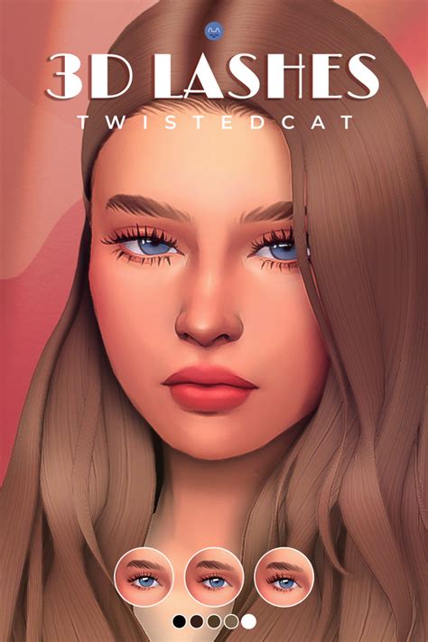 3D Eyelashes No.1 | TwistedCat on Patreon Sims 3, Los Sims 4 Mods, Sims ...